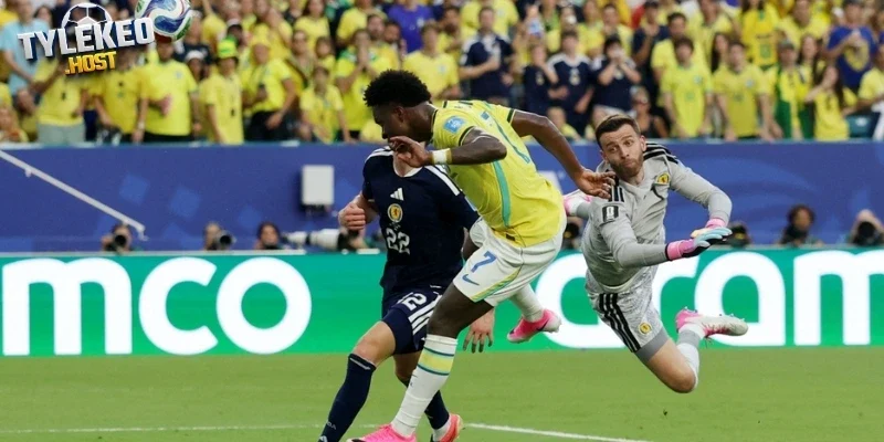 Tình hình thi đấu trận Brazil vs Scotland