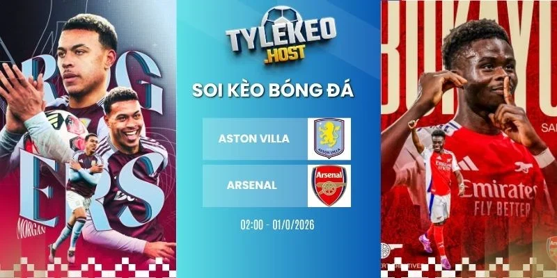Soi kèo nhà cái Aston Villa vs Arsenal - NHA, 01/09/2026
