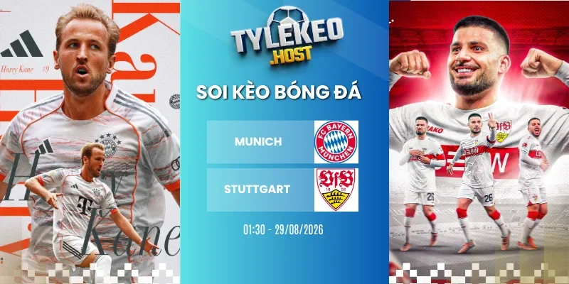 Soi kèo nhà cái Munich vs Stuttgart - Bundesliga, 29/08/2026