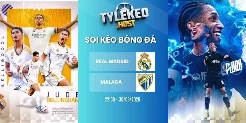 Soi kèo nhà cái Real Madrid vs Malaga - La Liga, 30/08/2026